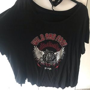 Charlotte Russe top with built in chocker piece